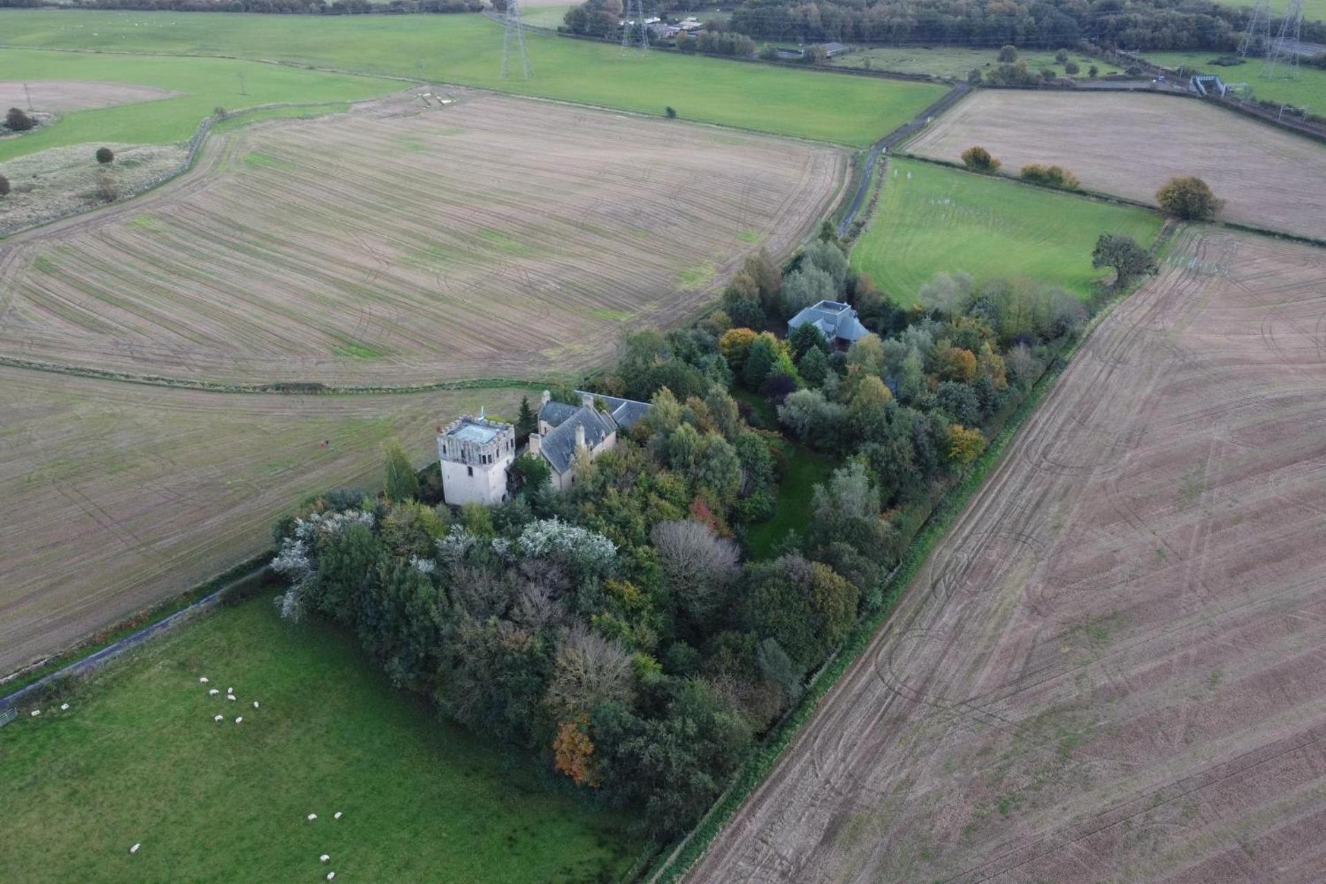 The Manor At Plane Castle Villa Falkirk Exteriör bild