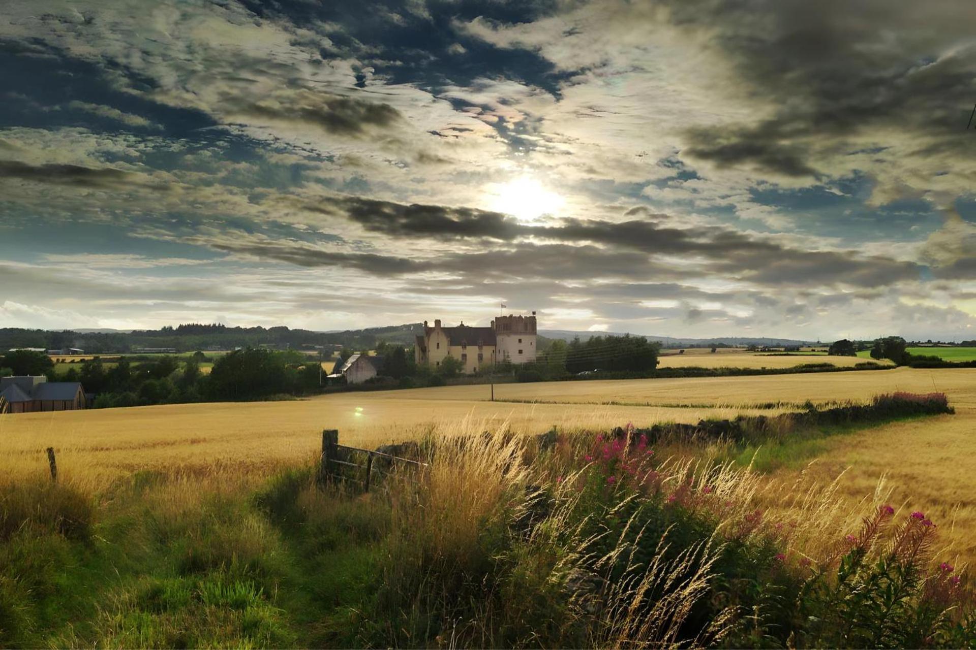 The Manor At Plane Castle Villa Falkirk Exteriör bild